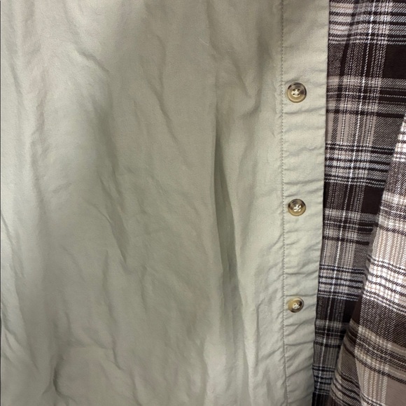 Wrangler DAD 100% Cotton Vintage Khaki Shirt Jacket with Plaid Lining 3X Shirt - Picture 7 of 11